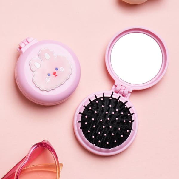 Tragbare zusammenklappbare Rundbürste