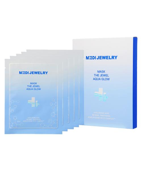 MediJewelry Mask The Jewel Aqua Glow (5ea) 1BOX NONE