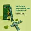 VT COSMETICS Pro Cica Reedle Shot 100 Stick 2ml x 10 Stück - Beruhigende Mikro-Nadel Hautbehandlung mit Cica für empfindliche Haut, Linderung von Rötungen, Barriere