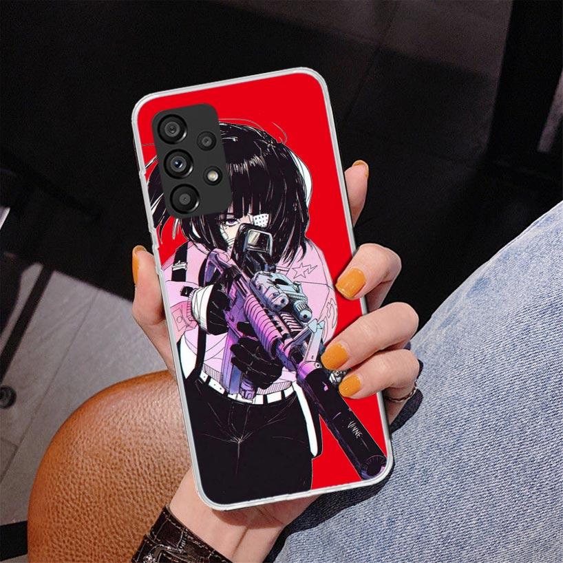 Japanese Style Anime Girl Phone Case For Samsung Galaxy A17 A16 A15 A14 A13 A57 A56 A55 A54 A53 A37 A36 A35 A34 A33 A26 A25 A24