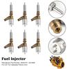 6PCS Fuel Injectors 2645A747 Fit for CAT Fit for Caterpillar Perkins C6.6 320-0680