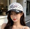 Polka Dot Contrasting Color Hollow Three-dimensional Embroidery Baseball Cap Women's Spring and Summer New Versatile Face Cap