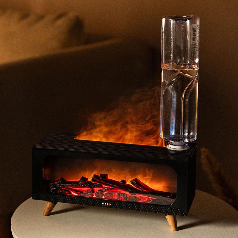 Silent Flame Lamp Essential Oil Diffuser for Bedroom