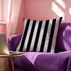 Fashionable Colorful Vertical Stripes Pillow Case Square Double-Sided Sofa Cushion Cover Bedroom Bedside Pillow