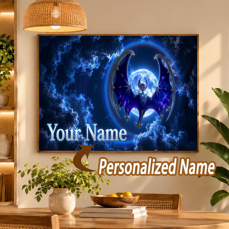 Lugia Custom Name Diamond Painting Personalized 5D Full Drill DIY Diamond Art Home Decor