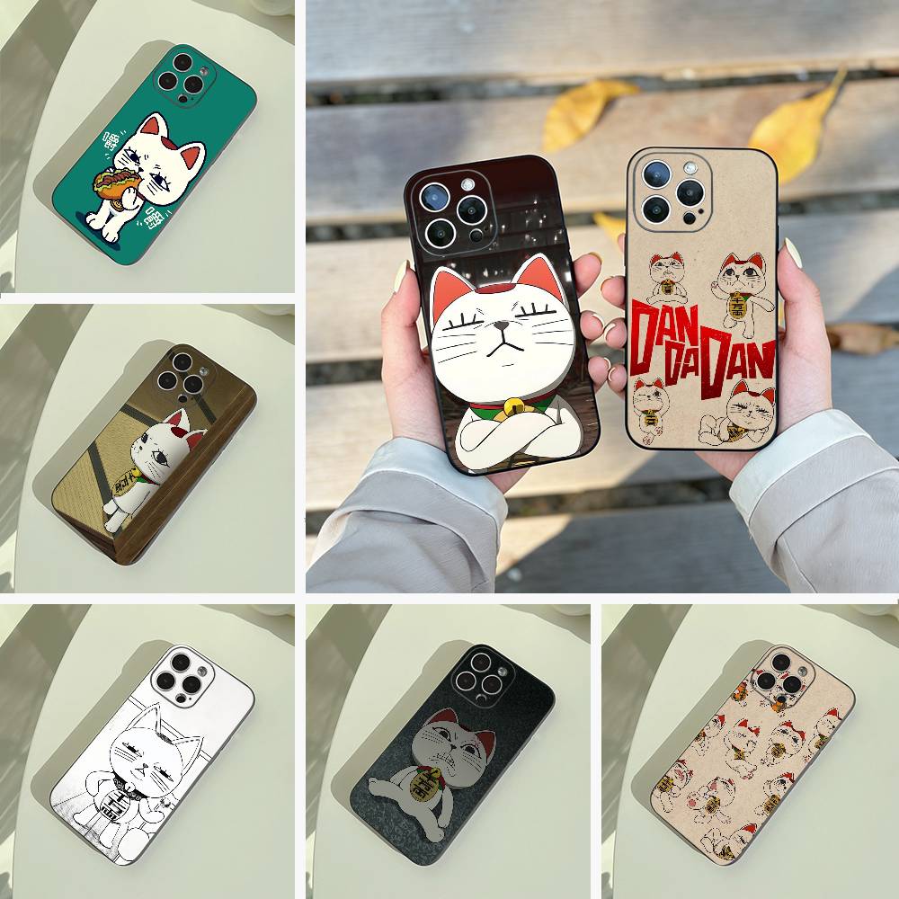 Dan-da-dan Turbo Phone Case For iPhone 17,16,15,14,13,12,11 Pro Max, Lightweight and practical Soft Black Cover