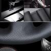 Car Interior Steering Wheel For Honda City Jazz Fit 2007 2008 Car Interior Steering Wheel Perforated Microfiber Leather Cover