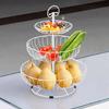 Nor-dic Style Fruit Tray Living Room Home Use 3unitlayer Fruit Tray Modern Minimalist Exquisite Multi-layer Fruit Basket Super Large Fruit Tray Home