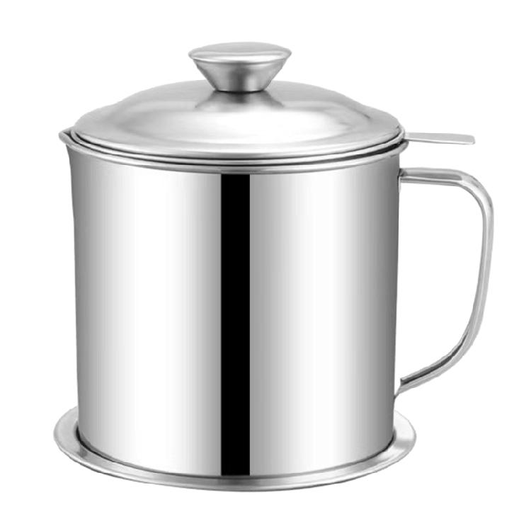 Household Stainless Steel Strainer Oil Jars Pots Oil Storage Jars for Tank Oil P 1