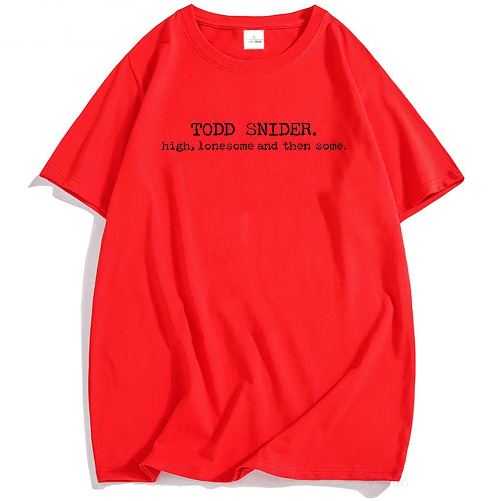 

Todd Snider Fashion Designer Since 1994 Shirt Short Sleeve Cotton T-shirt Unisex Streetwear Loose Crew Neck T Shirts XXL