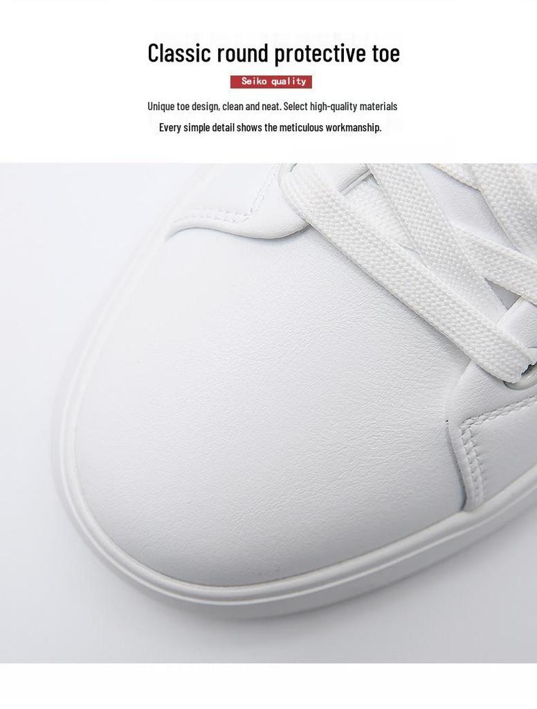 Men's 2025 Spring Casual White Korean Style Versatile Sneakers - Student Sports & Running Shoes