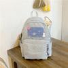 Schoolbag Large Capacity Student School Bag Vintage Plaid Student School Bag Leisure Travel Backpack Ultra Light Convenient Commuter Backpack