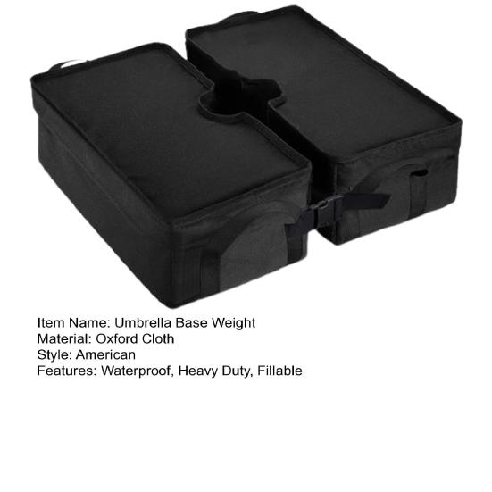 1/2 szt. Obciążnik podstawy parasola Tkanina Oxford Wodoodporny Wytrzymały Okrągły Kwadratowy Prostokątny Worek z piaskiem