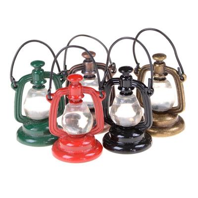 1 Pcs Retro Oil Lamp Dollhouse Miniature Toy Doll Food Kitchen Living Room Accessories