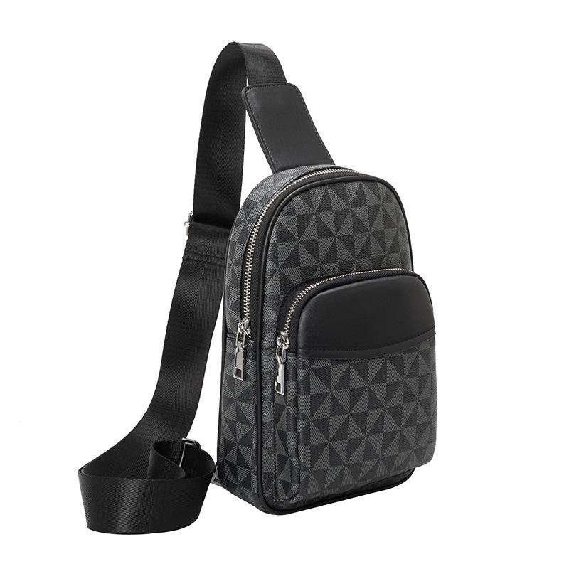 Fashionable Printed Chest Bags Are Often Used for Both Men and Women In Summer. Men Wear Single-shoulder Off-the-shoulder Chest Bags