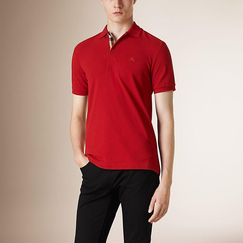 Burberry FW20 Polo Shirt Men's Red 39560001