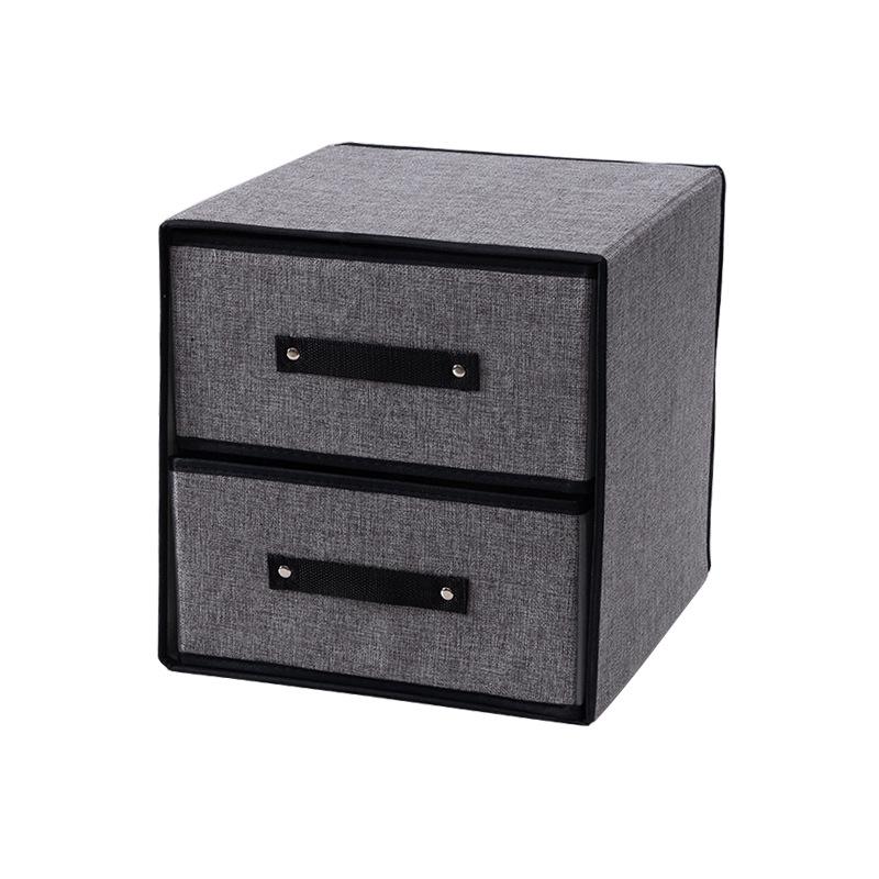 Washable Fabric Drawer-Style Storage Box for Bras and Underwear