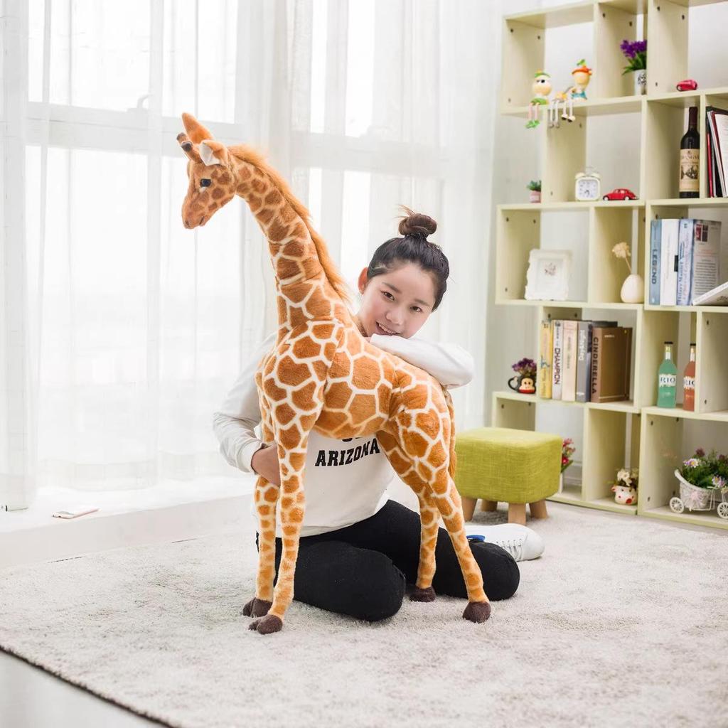 Creative Cartoon Giraffe & Deer Plush Toy Simulation Doll