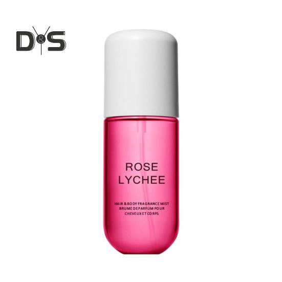 Духи с ароматом кокоса и ванили 50 мл, дезодорант для волос, спрей, стойкий ароматизатор для тела и волос, портативный парфюм с ароматом ванили и кожи, многоцелевой ароматизатор-спрей Sweet rose