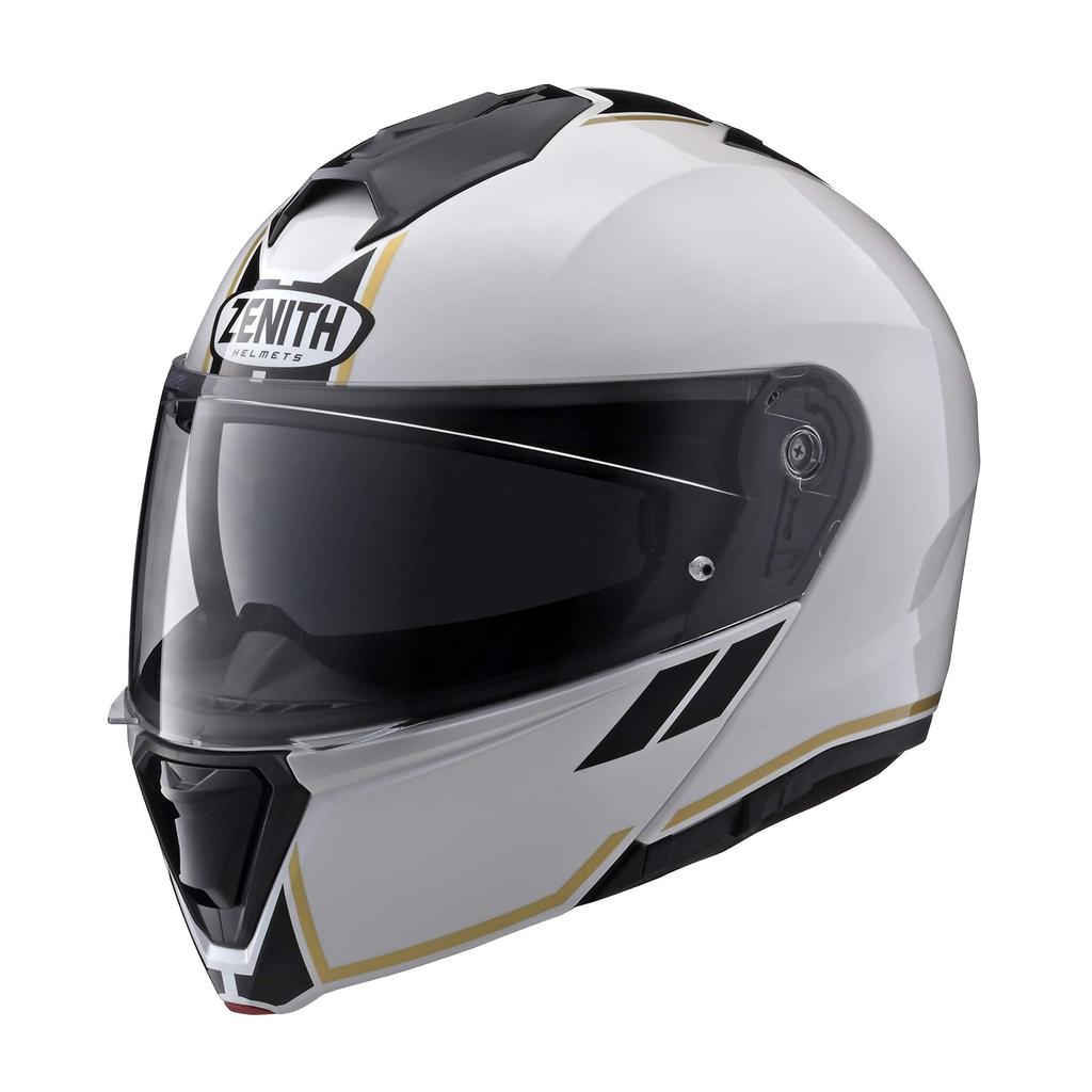 Motorcycle Helmet System ZENITH Sun Visor Model Graphic Pearl White S Size [Yamaha Motor] YJ-21 GF-02 (55-56cm) 90791-2369W