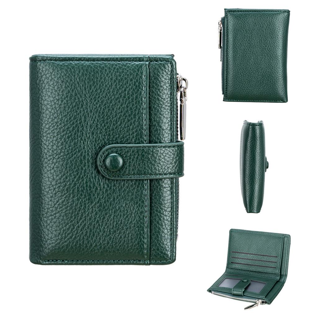 Pu Material Slim Wallet With Card Holder And Coin Pocket For Daily Use