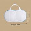2pcs Bra Laundry Bags - Winding Non-Deforming Wash Bags with Zipper Closure for Delicates, Bras & Lingerie - Machine Washable Protective Storage