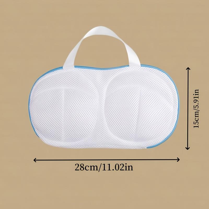 2pcs Bra Laundry Bags - Winding Non-Deforming Wash Bags with Zipper Closure for Delicates, Bras & Lingerie - Machine Washable Protective Storage