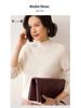 Women's Solid Color Cashmere Turtleneck Sweater - Autumn/Winter Base Layer Pullover