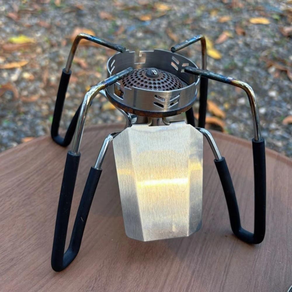 Foldable Outdoor Gas Wind Shield Stainless Steel Gas Furnace Windshield Portable Windproof Ring