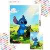Diamond Painting Set Disney Full Diamond 5D Stitch Building Shelter Diamond Art Home Decoration Creative Handicrafts