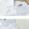Summer Shirts for Men Simple Style Daily 100 Cotton Short Sleeve Men Tops Turn-down Collar 100cotton White Shirt Comfort Casual Shirt