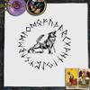 Mysteriöses Symbol Tarotkarten Tischdecke Altartuch Altartuch Wahrsagungen Kartentischdecke Wandteppich Einfach zu verwenden