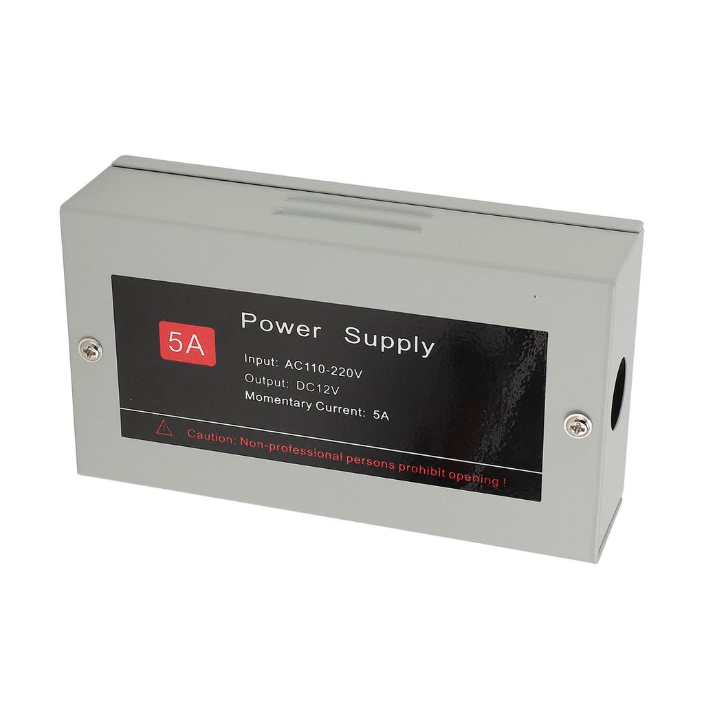 Doorbell Power Supply 12V 5A Iron Construction Video Doorbell Transformer Power Adapter