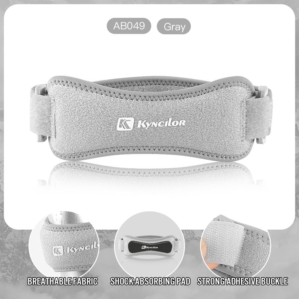 1Pc Patella Kneecap Band Adjustable Silica Gel Knee Tendon Strap Protector Knee Pad Running Sports Cycling Gym Knee Support Pads