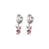 Chic Diamondstudded Rabbit Earrings Trendy Alloy Jewelry Women For