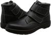 Simon Safety Shoes, Mid-Length, JIS Standard, Comfortable, Lightweight, Cushioned, Basic, High-Cut, Magic, AW28, Black, Size 25.5 Cm