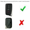 Chrome Black TPU Key Fob Case For Lexus IS ES GS LS RC NX RX LX 200 250 350, etc