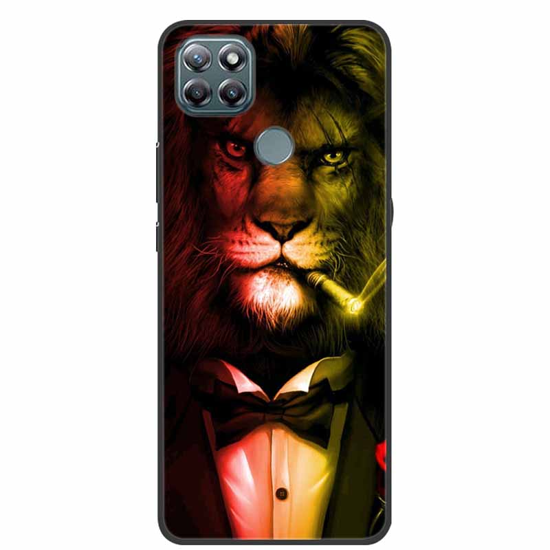 Für Lenovo K12 Pro Hülle Weiches Silikon Wolf Löwe TPU Rückabdeckungen für Lenovo K12Pro Handy Tasche Cartoon Schutzhüllen Hübsch