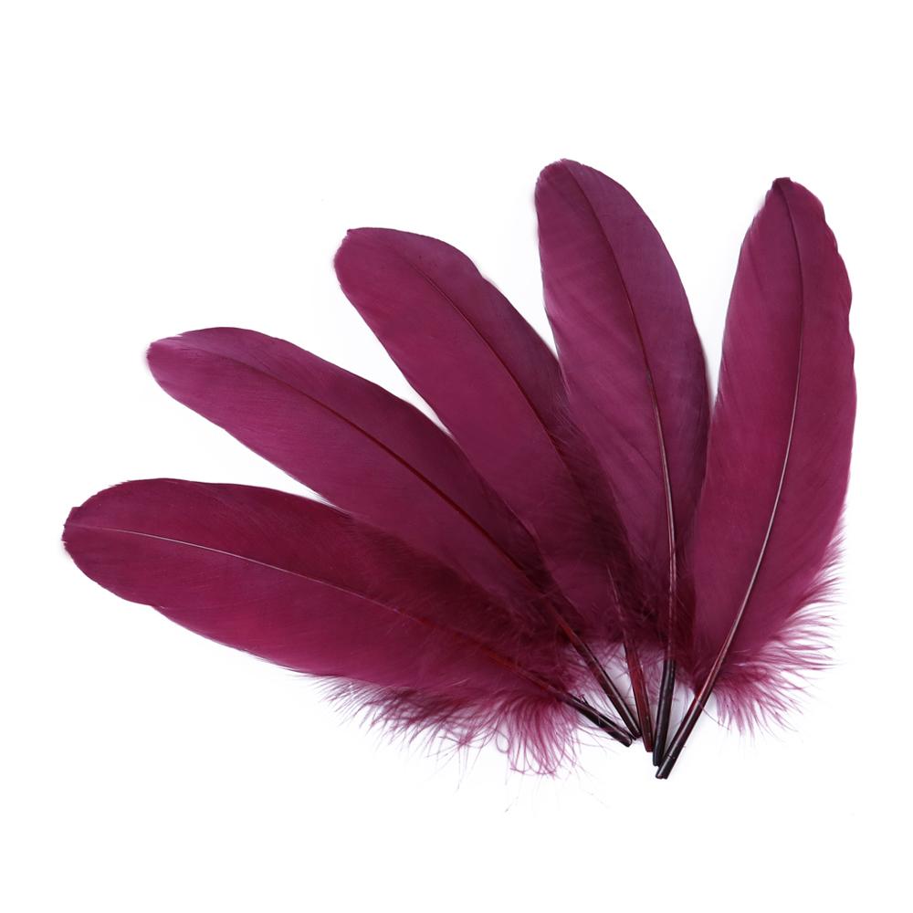 50/200/500 Stück Harte Stange Natürliche Gänsefedern Bastel Federn Weiße Federn Schmuckherstellung DIY Party Hochzeitsdekoration 15-20CM