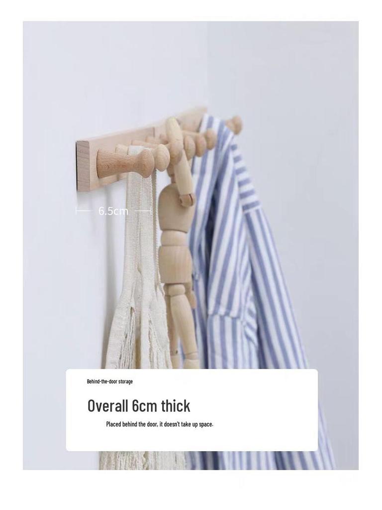 Beukenhouten Wandmontage Badkamer Kapstok