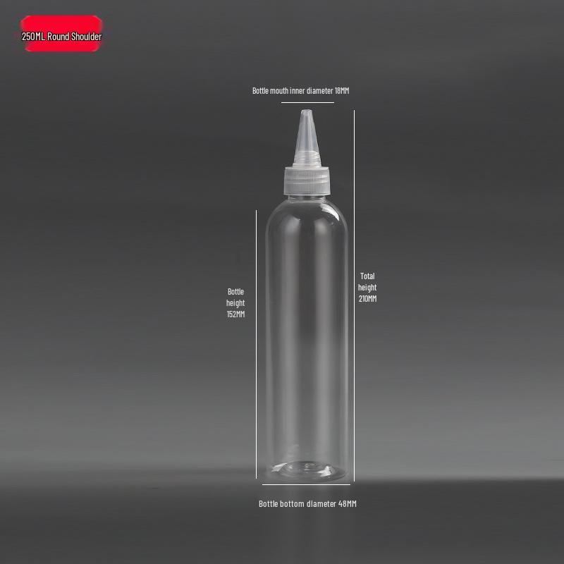 Spot 50-1000ml PET Transparent Plastic Squeeze Bottle