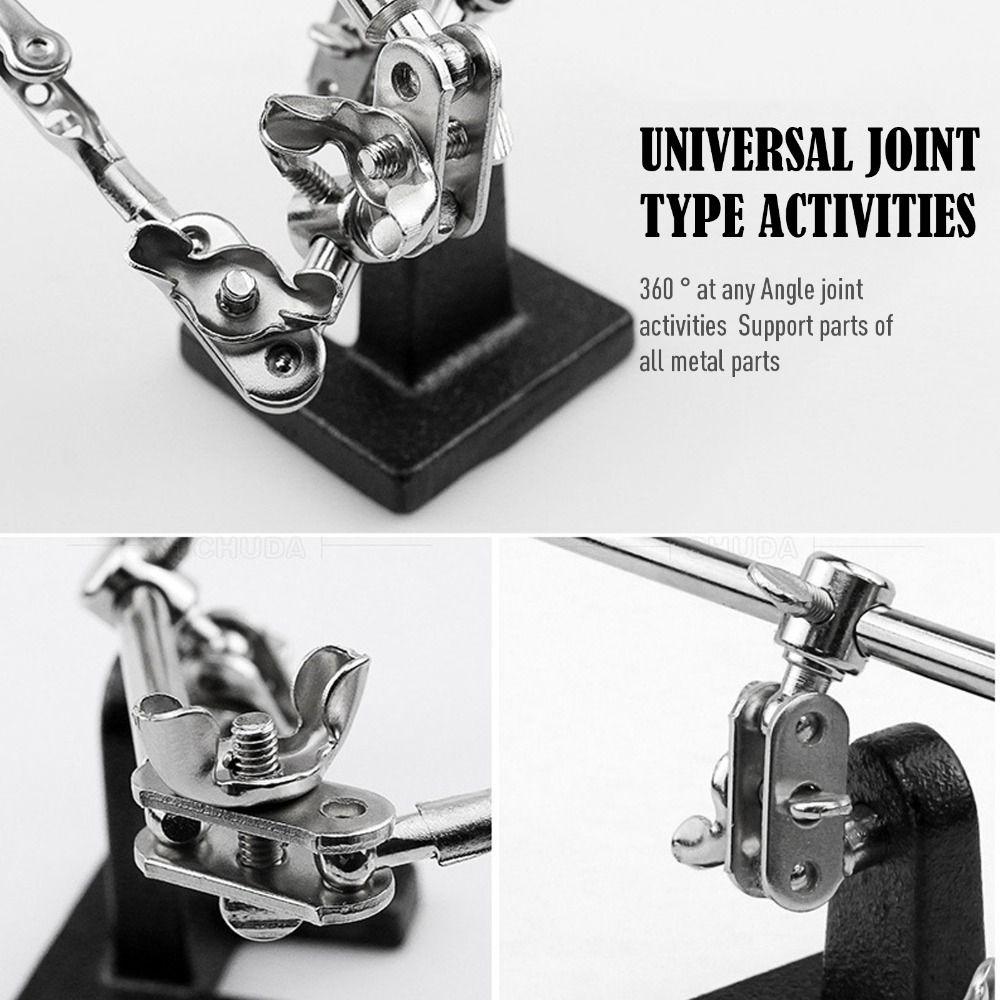 Tool Auxiliary Clip Third Hand Stand Clamp Soldering Iron Stand PCB Holder Welding Auxiliary Folder