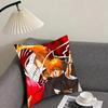 B-Bleach Kurosakii Anime Cushion Cover Pillowcase Ultra Soft Skin Friendly Fabric Cloud Like Comfort & Concealed Zipper