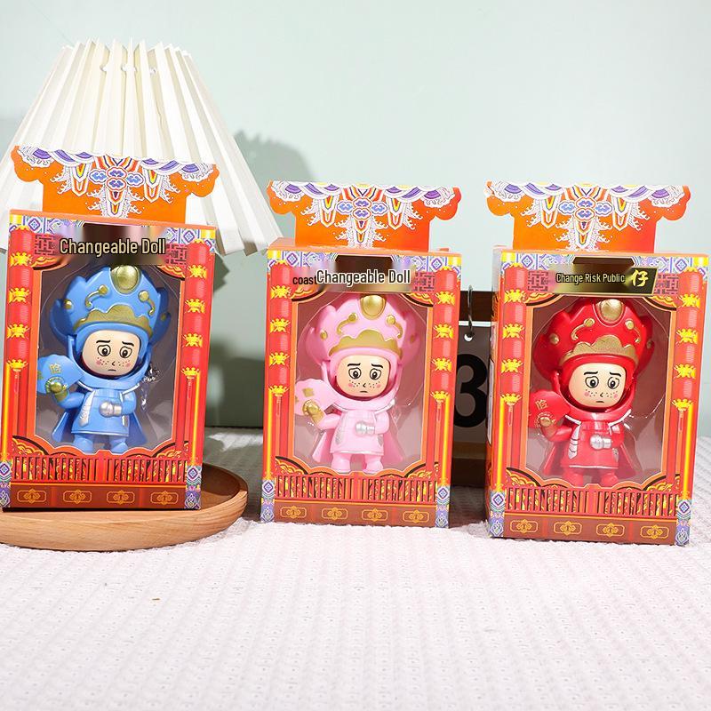 Sichuan Opera Face-Changing Doll: Traditional Chinese Style Creative Toy