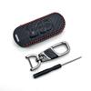 Mazda Axela/Atenza Carbon Fiber Leather Key Case with Chain