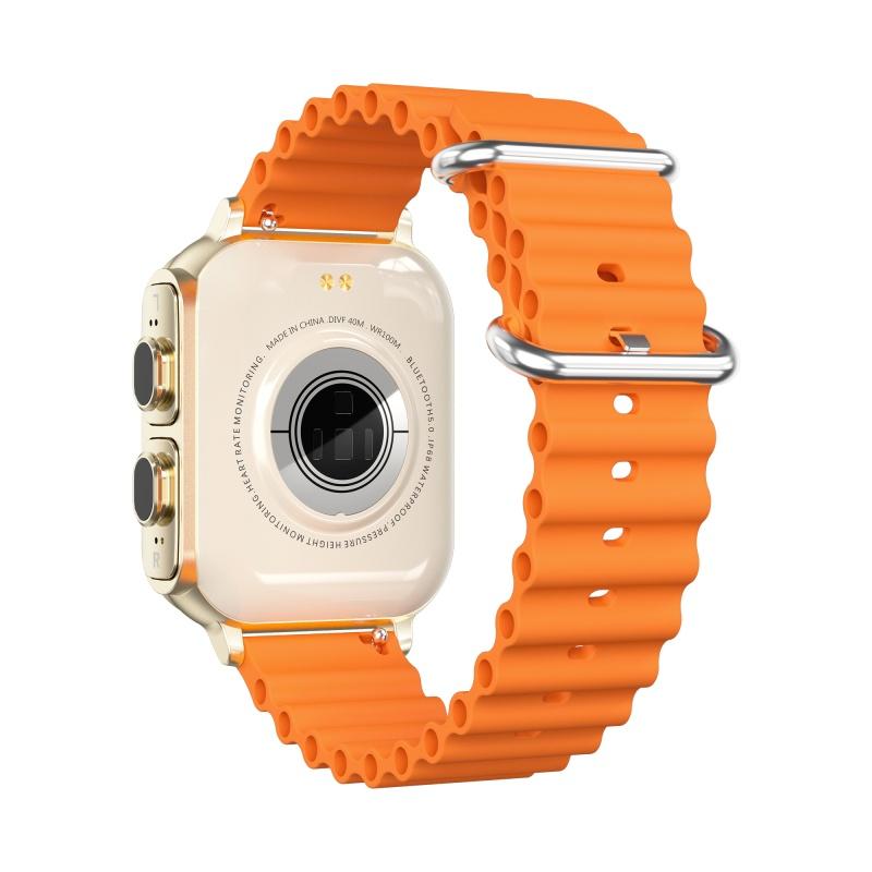 Rainbuvvy N22 TWS Earphone Sports Watch 1.96inch IPS 320x386 BT5.0 IP67 Life Waterproof Smart Bracelet  Android Smartwatch Support Multi-language