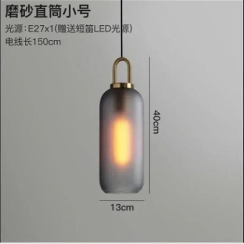 Modern Creative Glass Ball Pendant Light Nordic Home Decoration Restaurant Pendant Light Bedroom Bedside Lamp Lighting Fixture