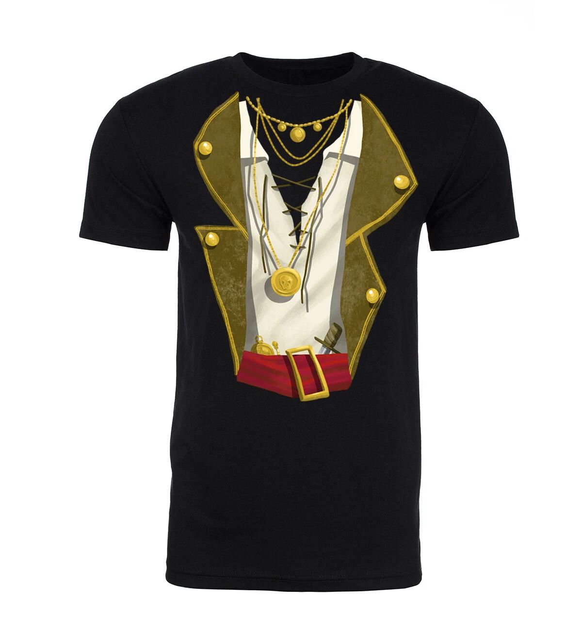 Pirate Costume T-Shirt, Graphic Tee, Men s Halloween Shirt XL