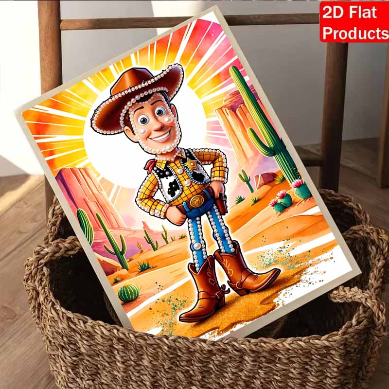 Disney Pearl Art Woody the Cowboy Pearl Art Painting Kit  Creative Gift for Adults Beginners Unique Home Wall Decor