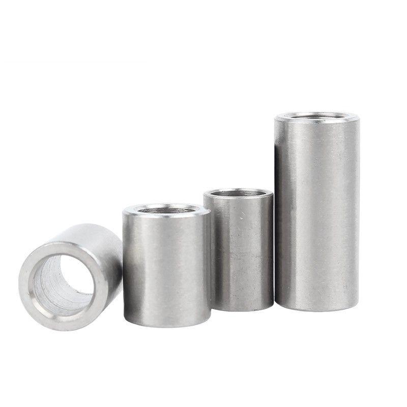 M7 OD 10mm 12mm 14mm Unthreaded 304 Stainless Steel Bushing Washer Round Hollow Standoff Spacer Gasket Sleeve Length 2-50mm